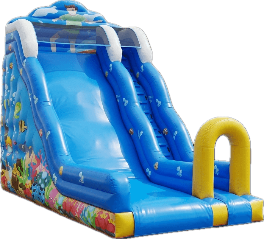 Hullámcsúszdás légvár – ugrálóvár bérlés 1